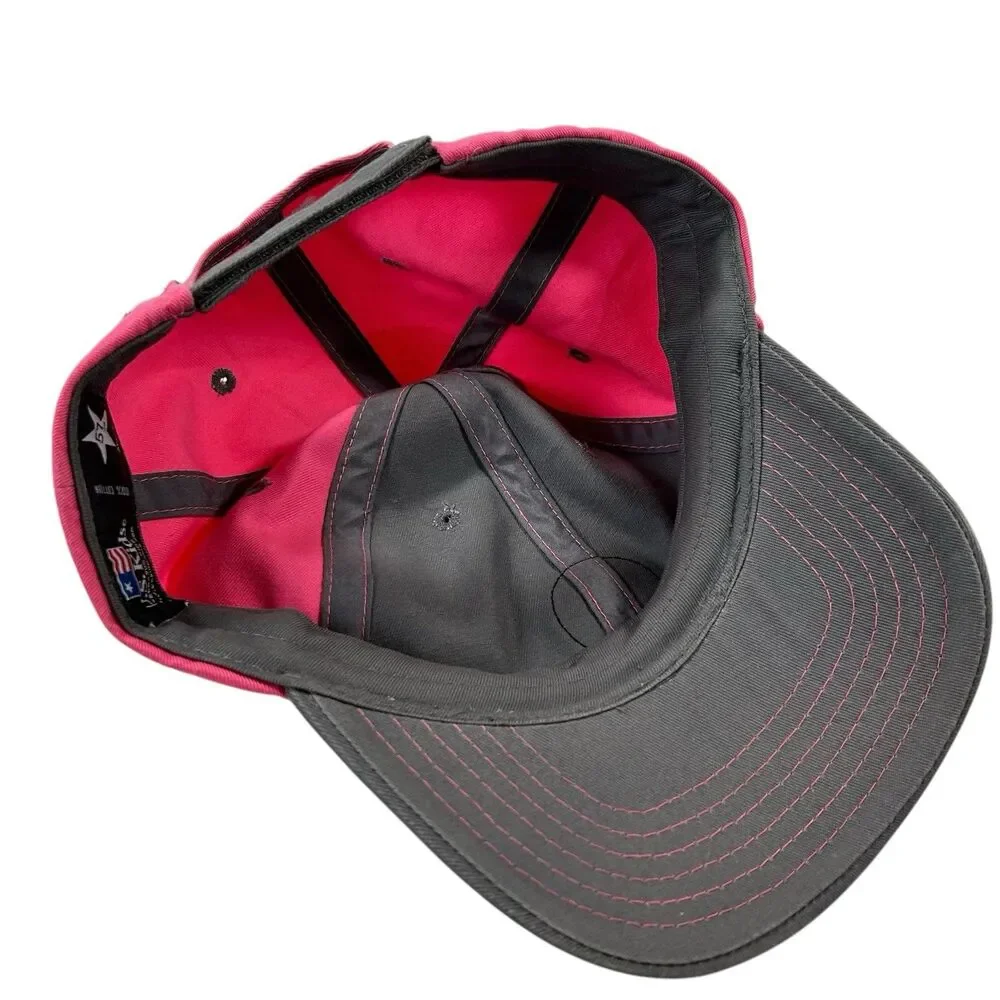 US Kids Golf Association Tournament Players CADDIE Adult Cap Hat Pink Adjustable